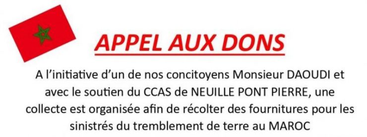appel aux dons Maroc